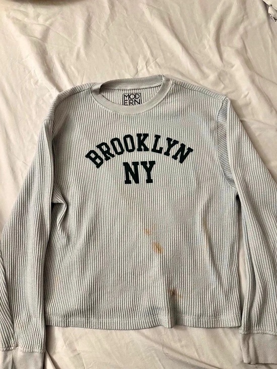 Modern Lux Tops - Modern Lux Brooklyn NY Thermal Long Sleeve Top Size Small